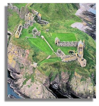 Dunottar Castle from the Air