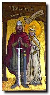 King Malcolm and his wife Queen Margaret