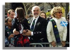 Sean Connery, tartan Day 2002