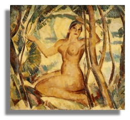 Nude & Cliff by J. D. Fergusson