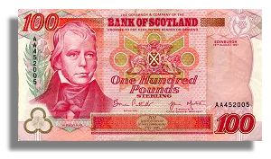 Bank of Scotland £100
