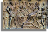 Buccleuch confronts Queen Elizabeth I