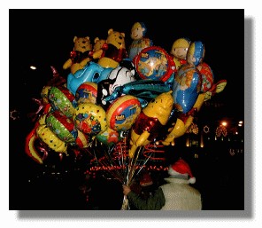 Balloons in George Square